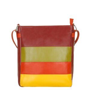 Genuine Leather Multicolour Backpack, Daypack for Women- Travel, Work, Gifting